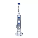 Bougie Glass 17" Straight Shooter Double Perc Waterpipe