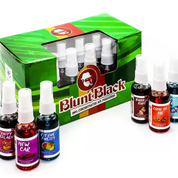 Blunt Black Air Freshner Spray - 18ct Display