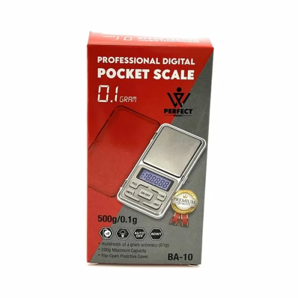 Pocket Scale 500G X 0.1G Silver